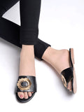 Shoetopia Stylish Black Flats For Women & Girls /Uk6,Black,6,B0C6TYM3T5