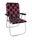 Lawn Chair USA Folding Aluminum Outdoor Patio Lawn Chair | Heavy-Duty Webbed Chairs for Camping, Sports, Beach, Yard & Tailgatin