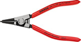 KNIPEX Tools - Circlip Pliers, External, Straight, 1/8-25/64 Shaft Dia. (4611A0), 5.75