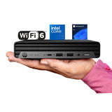 HP Pro 400 G9 Mini PC Desktop Computer, Intel CPU, 16GB DDR5 RAM, 256GB PCIe SSD, Triple 4K Display Support, USB-C, Ultra-Quiet 