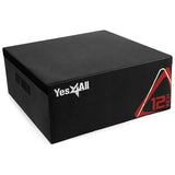 Yes4All 3 in 1 Soft Plyo Box Wooden Core, Foam Plyometric Box for Exercise, Plyometric Training, Available in 4 Sizes