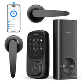 ARPHA Keyless Entry Door Lock, Palmar Vein Recognition Deadbolt with Handleset for Front Door, Built-in WiFi, Amazon Alexa, Goog