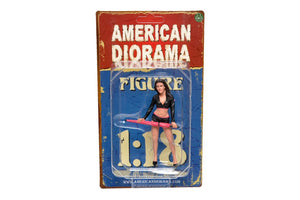 American Diorama Umbrella Girl I Figure For 1:18 Scale Models 77435