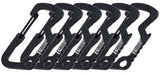 Branded Boards Bushcraft Key Chain Bottle Opener Carabiner Snap Clip Hooks Hiking, Backpacking, Camping, Hunting, Fishing, Bikin