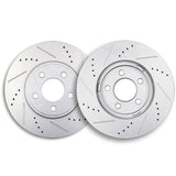 ECCPP 54103 2pcs Front Vented Disc Brake Rotors 305mm Fit For Ford For Crown Victoria 2003-2011,For Lincoln Town Car 2003-2011,F