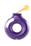 BigMouth Inc Cannonball Pool Float, Blow Up Swim Ring for Kids and Adults, Inflatable Pool Tube with Cup Holder, Over 4 Feet Wid
