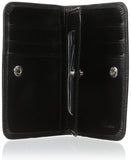 Buxton Hudson Pik-Me-Up Snap Card Case, Black