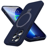 Designed for iPhone 13 Pro Max Case with Magnetic Invisible Stand, [Compatible with Mag-Safe][Full Camera Protection]Liquid Sili