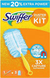 Swiffer Microfibre dust Cleaner Set, 1 Handle and 3 Replacement Pads (Pack of 1x1 Piece)