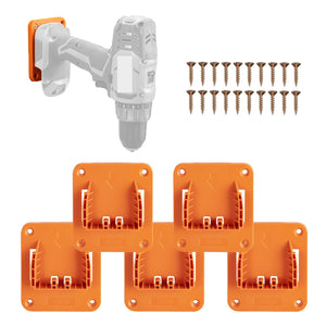 Crtbelfy Tool Holder Mount Compatible for Ridgid 18V Drill Tool Hanger Power Tool Storage -5 Pack