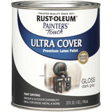 RustOleum 1986502 Painters Touch Latex Paint, Gloss Dark Gray, 1 Quarts (Pack of 1)