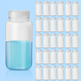 Tatuo 30 Pcs Plastic Sample Bottles 8oz/ 250ml Laboratory Grade PE Wide Mouth Reagent Bottles Translucent Liquids Storage Bottle
