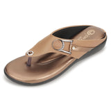 Ortho Joy Doctor Footwear For Women|| Fancy Slipper For Women || Orthopedic Women'S Fancy Slipper/Sandal For Women,Beige,6,B0D5QVV515