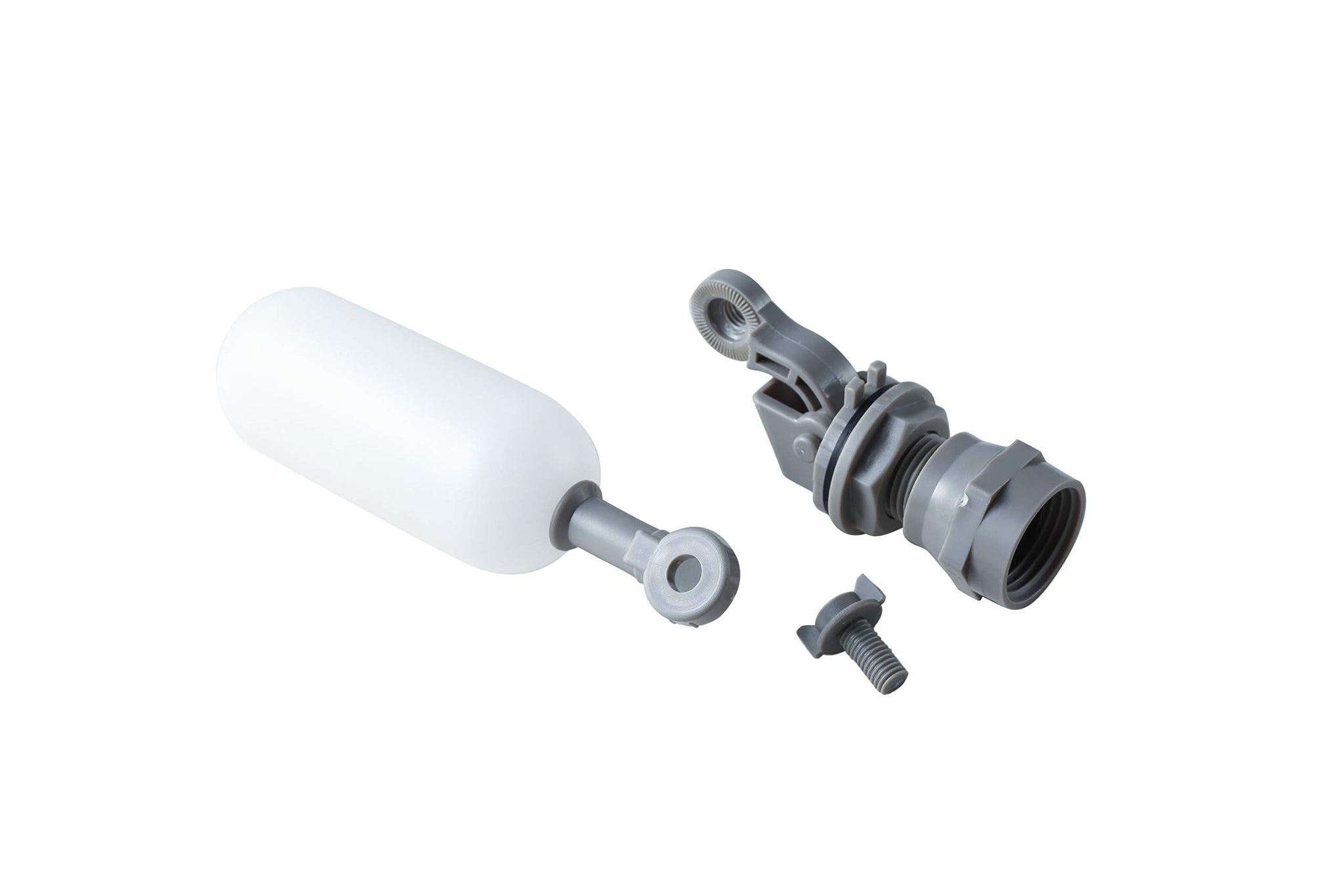 1/2 Inch NPT Mini Float Ball Valve Kit Automatic Fill Feed Humidifier Tank Pond Shut Off Water Float Ball Valve, 2 Pack