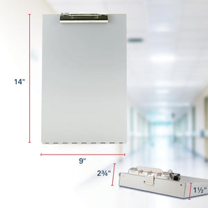 Saunders 21017 Recycled Aluminum Cruiser Mate Storage Clipboard Lightweight, Heavy Duty, Dual Storage Paper Holder. Storage