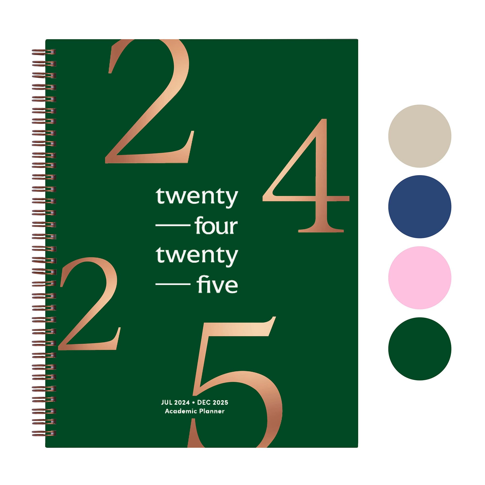 Riley's Planner 2024-2025 Academic Year, 18-Month School Calendar 2024-2025 Planner Book Hardcover, Monthly and Weekly Student P