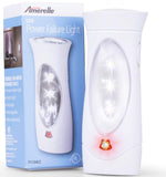 Amerelle LED Emergency Lights For Home Power Failure - Triple Function Power Failure Light and Plug In Flashlight Combo, With Re
