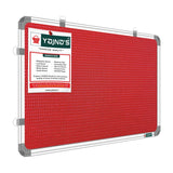 Yajnas Premium Notice Soft Board With Pin Display - 1.5Ft X 2Ft (Red) For Home, Office & School