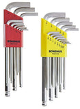 Bondhus 26999 Ball End Tip Hex Key LWrench Set w/BriteGuard, 22 Piece