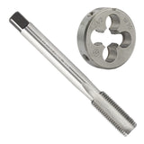 Aceteel 1/2-20 UNF HSS Tap And Die Set, 1/2 x 20 UNF Machine Thread Tap And Round Thread Die Right Hand