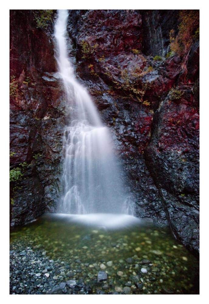Waterfall In Creek Along Gold River Highway, Vancouver Island, Canada-Paper Art-22,,X32,,