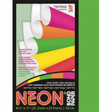 Pacon Corporation 104317 Neon Bond Paper, 24 lb., 100 Sheets, 81/2Inch x11Inch , Neon Green