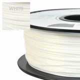 PRILINE TPU Filament,PRILINE 98A TPU Flexible Soft 3D Printer Filament,1KG 1.75mm Spool Durable Flexible Material, White