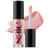 Saie Glossybounce - Hydrating Lip Gloss and Tinted Lip Oil Hybrid with Hyaluronic Acid & Jojoba Oil for Non-Sticky, Ultra-Shiny,