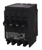 SIEMENS Q21530CT 30 Double Two 15Amp Single Pole Circuit Breaker, Black