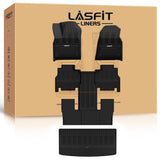 LASFIT Floor Mats & Trunk Mat for Jeep Grand Wagoneer 2022-2025 7 Seats Only (NOT Fit for L or 8 Seats) All Weather TPE Custom F