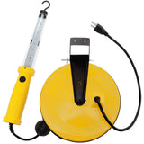 BAYCO SL-866 1200 lm LED Work Light with Magnetic Hook on Retractable Reel, Yellow