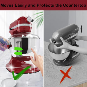 Mixer Mover Sliding Mats for Kitchen aid Stand Mixer With 2 Mixer Accessories Slider Mat Pad Kitchen Appliance Slide Mats Pads C