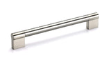 Richelieu BP527320195 Avellino Collection Brushed Nickel Cabinet Handle 12 5/8 inch (320 mm) Center to Center Cabinet Bar Pull, 