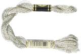DMC Metallic Pearl Cotton Skeins Size 5 27.3 YardsSilver