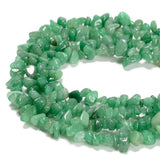 PLTbeads Gemstone Chips Natural Green Aventurine 3-5mm Healing Crystals Waist Bracelets Necklace Kit Irregular Stone DIY Crafts 