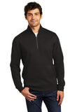 District V.I.T. Fleece 1/4-Zip Unisex Sweatshirt for Men & Women L Black