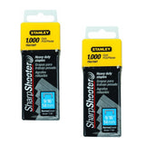 Stanley TRA709T Sharpshooter 9/16 14mm Heavy Duty Staples, 1000 Count (2 Pack)