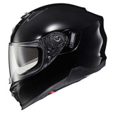 ScorpionEXO T520 Full Face Dual Sport Motorcycle Helmet with Bluetooth Ready Speaker Pockets DOT ECE Solid (Gloss Black - X-Smal