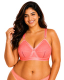 Perfecto Plus Size Cotton Full Coverage Bra For Women Heavy Bust (42G Coral