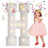 4FT Marquee Light Up Letters, Large Marquee Letters, Mosaic Balloon Frame Letter Big Letters For Engagement Wedding Decorations 
