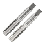 Aceteel M12 X 1.75 Metric Hand Tap, Right Hand M12 X 1.75mm Threading Hand Tap 1Pair