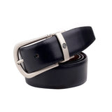 Bacca Bucci Reversible Leather Formal Dress Belts With NickelFree Buckle Black/Brown