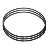 uxcell 3pcs A50 or 4L520 Classic Wrapped Rubber V-Belt, 50(1270mm) Inside Circumference, A Profile V Belt