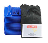 Mytee Products (120 Pack) 4 x 4 x 10 Blue Corner Protector V Shaped Flatbed Edge Guards with Carrying Case - Cargo Load Corner E