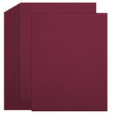 50 Sheets Burgundy Paper | 120gsm/32lb Heavyweight Cover Cardstock | 8.5 x 11 Construction Blank Thick Paper (8.5 x 11 Inch)