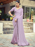 Satrani Womens Silk Saree (3431S283N_Lavender)