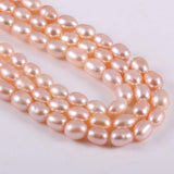 Natural Pearl Freshwater Cultured Pearl Beads for Jewelry Making Oval Beads Punch Loose Beads Handmade DIY for Jewelry Making DI
