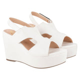 Shoetopia Comfortable Peep Toe White Wedges For Women & Girls /Eu38,White,5,B0FF3CYSG2