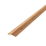 M-D Building Products 40122 1-3/8 in. X 72 in. Oak Aluminum Metal Decor Carpet Trim w/Screw Nails