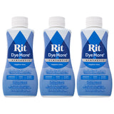 Rit DyeMore 7 Oz. Synthetic Liquid Fiber Dye for Clothing, D cor, and Crafts - Sapphire Blue (3 Pack)